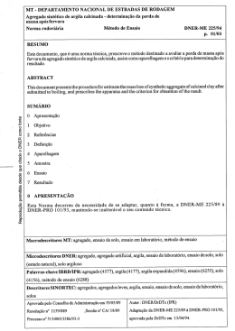 DNER-ME 225/94 - Pesquisas Rodovi&aacute;rias