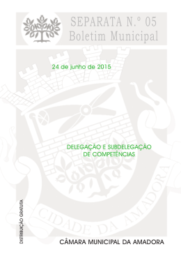 24 de junho de 2015 - Câmara Municipal da Amadora