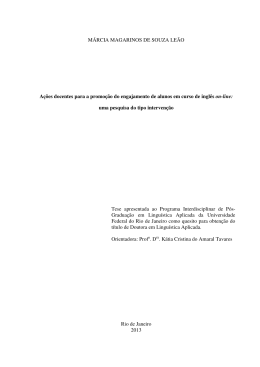 A&ccedil;&otilde;es docentes para a promo&ccedil;&atilde;o do engajamento de