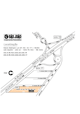 Mapa de localiza&ccedil;&atilde;o da empresa