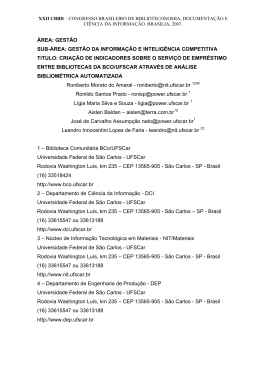 &Aacute;REA: GEST&Atilde;O SUB-&Aacute;REA: GEST&Atilde;O DA INFORMA&Ccedil;&Atilde;O E