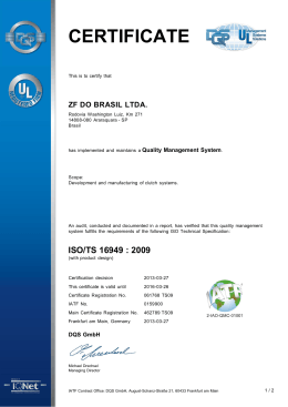 ISO TS 16949 2009 - Inglês