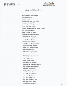 PORTUGAL - Moodle - Agrupamento de Escolas Vale Aveiras