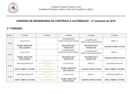 Engenharia de Controle e Automa&ccedil;&atilde;o