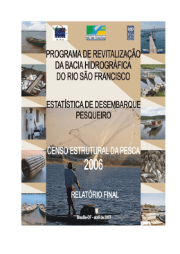 estat&iacute;stica de desembarque pesqueiro
