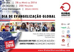 DIA DE EVANGELIZAÇÃO GLOBAL - Global-Outreach-Day