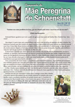 Ano 03 | Nº 29 - Santuário de Schoenstatt