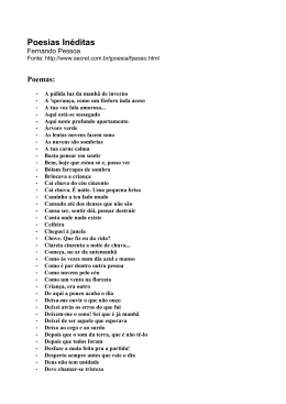 Poesias In&eacute;ditas