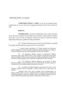 PORTARIA GDPG 556 condições gerais férias