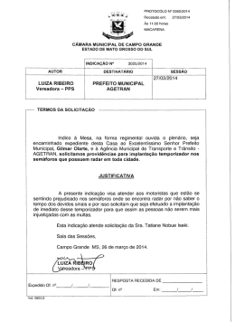 implanta&ccedil;&atilde;o de temporizador nos sem&aacute;foros que possuem radares