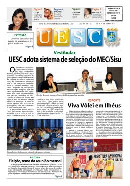 UESC adota sistema de seleção do MEC/Sisu