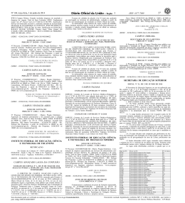 Edital n&ordm; 21/2014 - IsF - Minist&eacute;rio da Educa&ccedil;&atilde;o