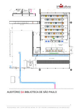 plantas da Biblioteca de S&atilde;o Paulo