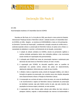 Declara&ccedil;&atilde;o S&atilde;o Paulo II
