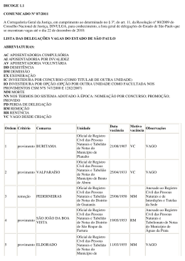 Clique aqui e acesse a Lista das Delega&ccedil;&otilde;es. - Arpen-SP