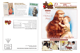 Santo Ant&ocirc;nio de P&aacute;dua - Pr&oacute;-Voca&ccedil;&otilde;es e Miss&otilde;es Franciscanas