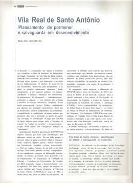 Vila Real de Santo Ant&ocirc;nio - Estudo Geral