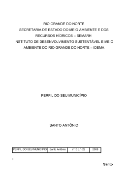 Santo RIO GRANDE DO NORTE SECRETARIA