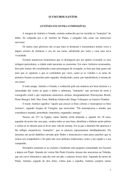 Historia de Santo Ant&oacute;nio