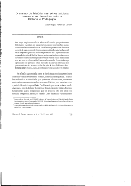 Sandra Regina Ferreira de Oliveira O ensino de