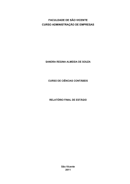 Exemplo de Relat&oacute;rio de Est&aacute;gio de Ci&ecirc;ncias