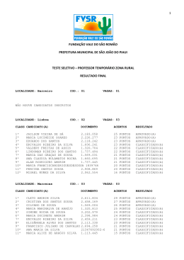 Veja aqui a rela&ccedil;&atilde;o dos candidatos aprovados e classificados