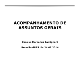 ACOMPANHAMENTO DE ASSUNTOS GERAIS - SINAEES-SP