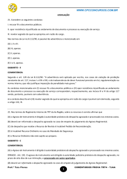 Prova Comentada