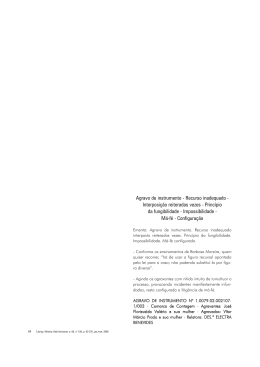 Agravo de instrumento - Recurso inadequado