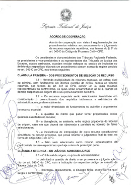 ACORDO DE cooPERA&Ccedil;&Atilde;o - Tribunal de Justi&ccedil;a do Estado da Bahia