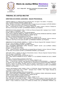 Di&aacute;rio da Justi&ccedil;a Militar Eletr&ocirc;nico