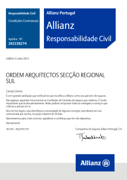 OA SRS_Apólice Seguro Responsabilidade Civil