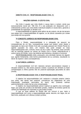 DIREITO CIVIL III &ndash; RESPONSABILIDADE CIVIL (1) 1