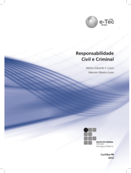 Responsabilidade Civil e Criminal