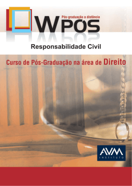 Responsabilidade Civil - N - Ambiente Virtual de Aprendizagem