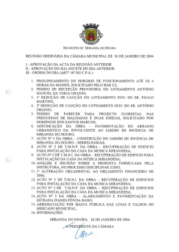 Ata 2 | 2004 - C&acirc;mara Municipal de Miranda do Douro