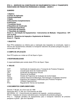inspe&ccedil;&atilde;o na constru&ccedil;&atilde;o de equipamentos para o