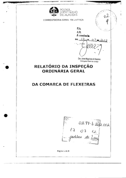Vara do Único Ofício da Comarca de Flexeiras