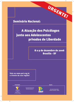 Semin&aacute;rio Nacional