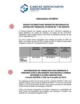 Informativo 21 - 2015