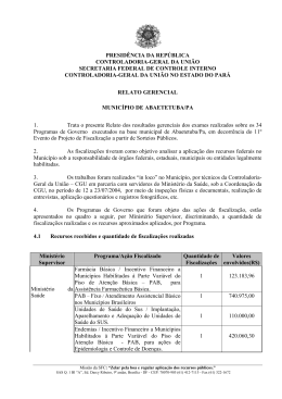 relatório de fiscalização nº 187 município de abaetetuba