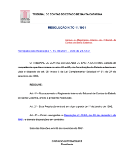 Resolu&ccedil;&atilde;o TC