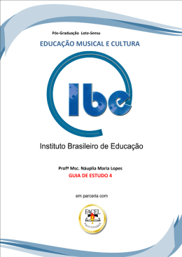 ARTIGO - EDUCA&Ccedil;&Atilde;O MUSICAL E CULTURA