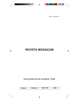 REVISTA MOSAICUM