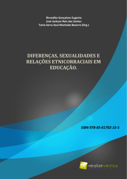 diferenças, sexualidades e relações etnicorraciais em educação