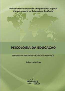 Psicologia da Educa&ccedil;&atilde;o