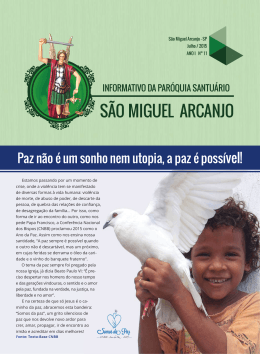 INFORMATIVO JULHO.indd - Par&oacute;quia S&atilde;o Miguel Arcanjo