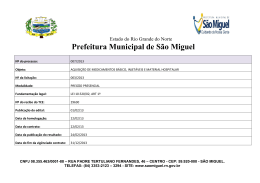 Prefeitura Municipal de S&atilde;o Miguel