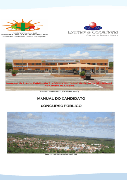 EDITAL DE BARRA DE S&Atilde;O MIGUEL