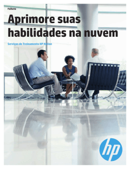 Servi&ccedil;os de Treinamento HP Helion | Folheto | HP
